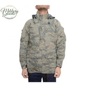 Parka Militare Esercito Americano US Air Force Apecs Digital Tiger Stripe in Goretex