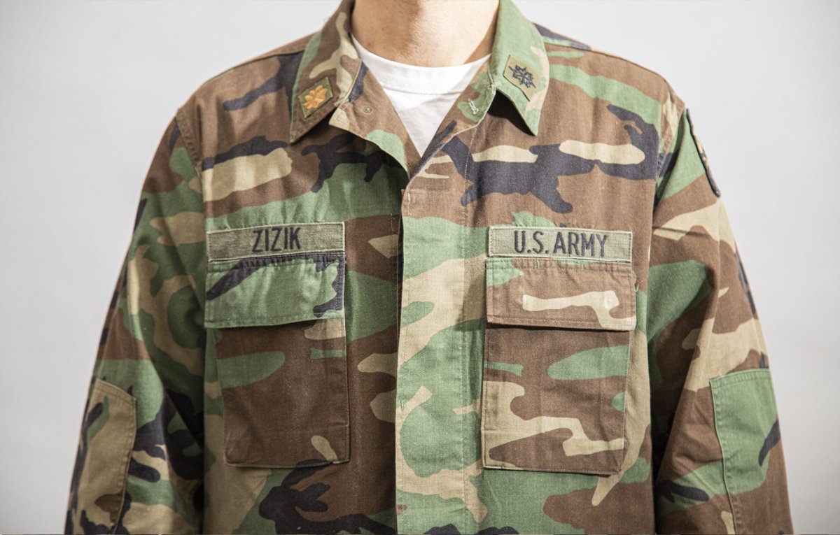 Camicia Giacca Esercito Americano US Army Woodland - immagine 4