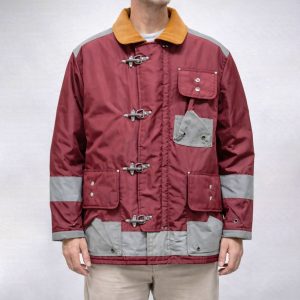Giacca 4 Ganci Mod. Pompiere Americano Bordeaux Fireman