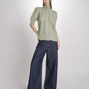 Camicia con ricami