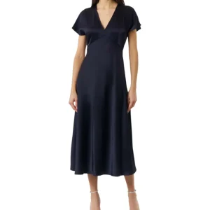 Abito in satin Blu