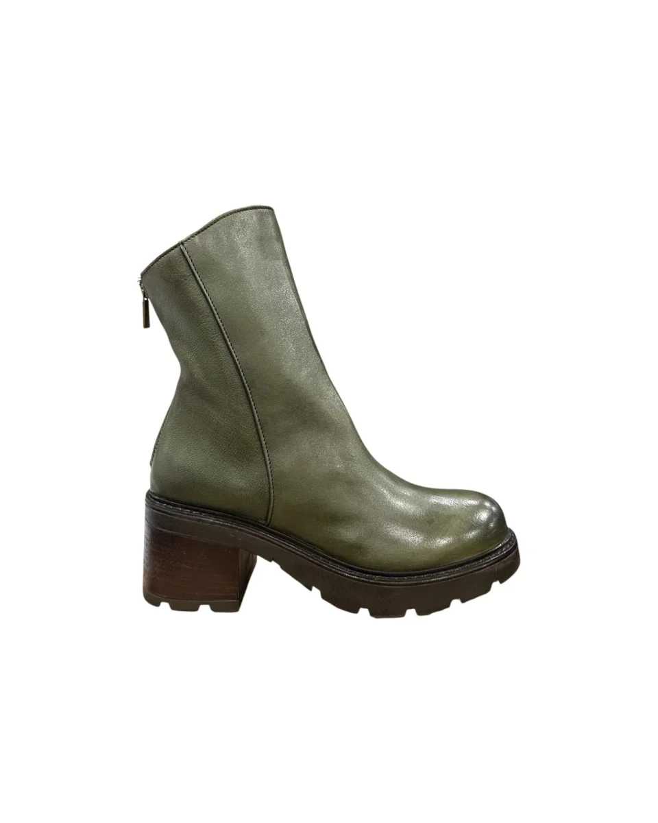 Stivaletto in pelle Oliva - immagine 2