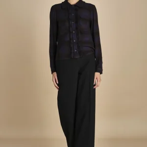 camicia a quadri con taschine